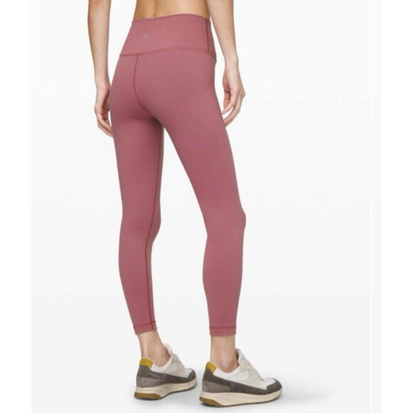 Pants - Lululemon Wunder Under Size 10 High Rise Tight 25" Full On Luxtreme Moss Rose